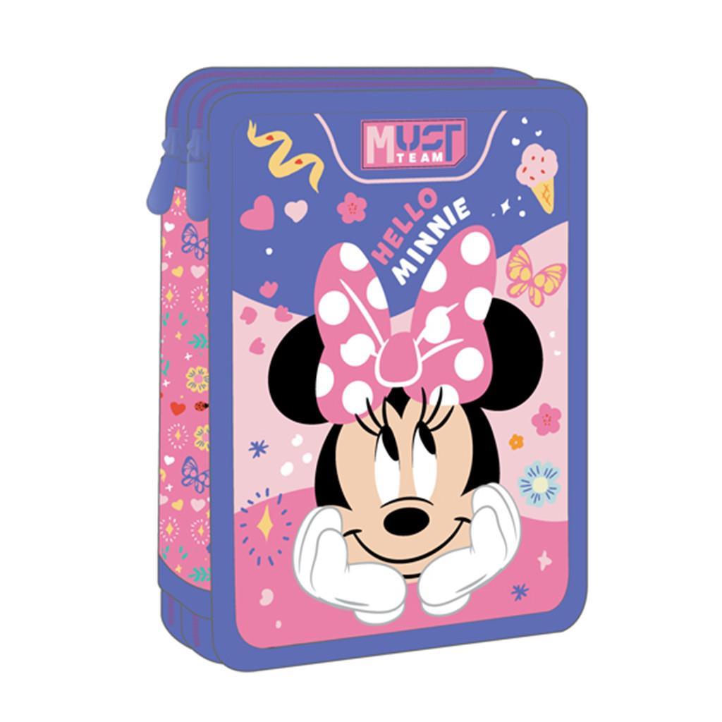 Κασετίνα Διπλή Γεμάτη Disney Minnie Mouse Besties Forever Must Team (000565017)