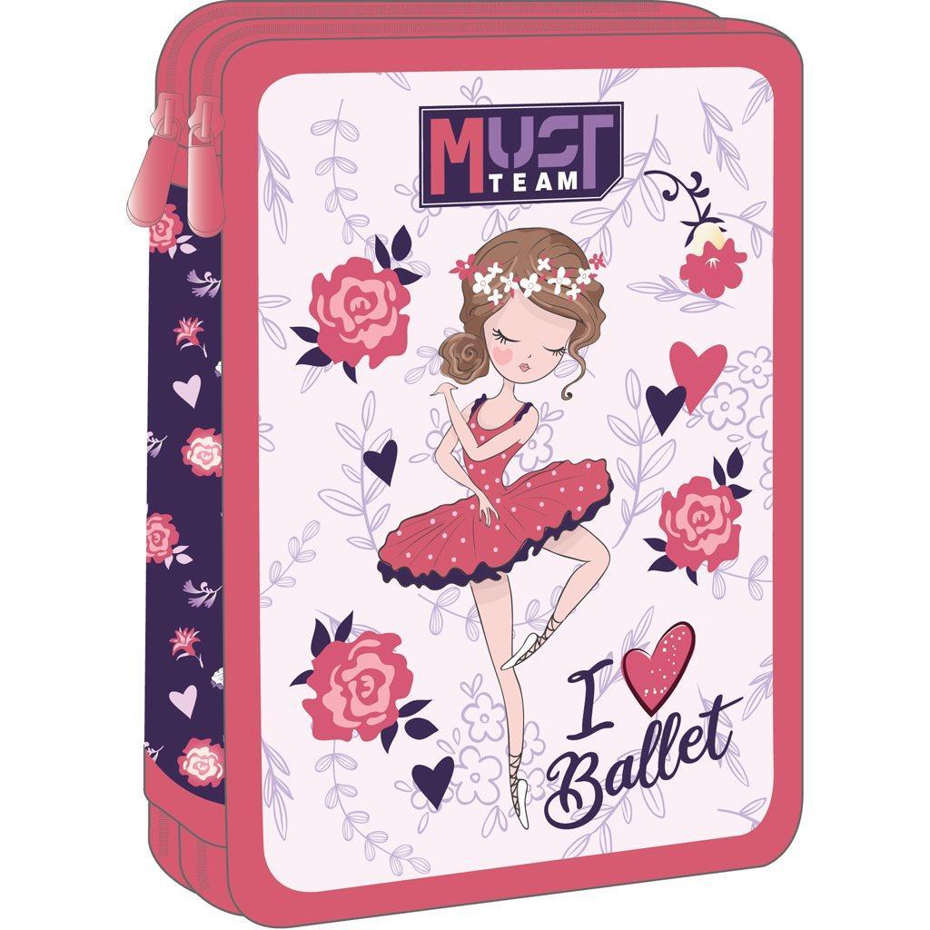 Κασετίνα Διπλή Γεμάτη Must Team I Love Ballet (000586318)