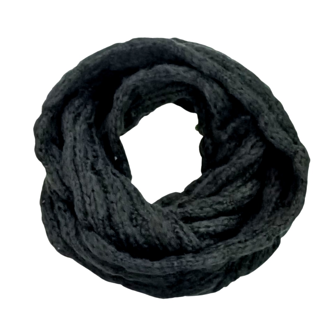 Κασκόλ Λαιμός Μαύρος Γυναικείος One Size