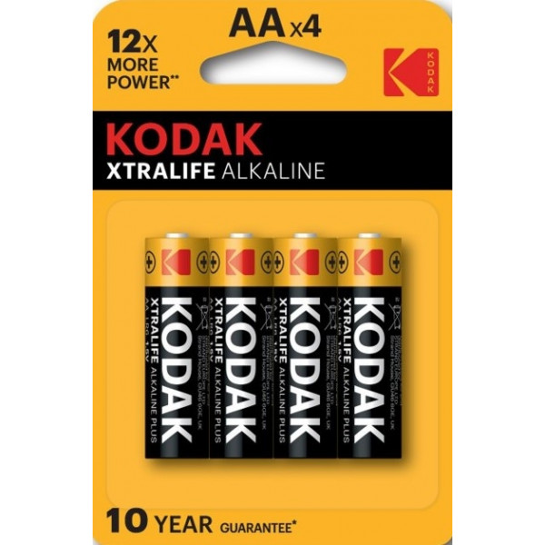Μπαταρίες Kodak Xtralife Alkaline AA 4τμχ
