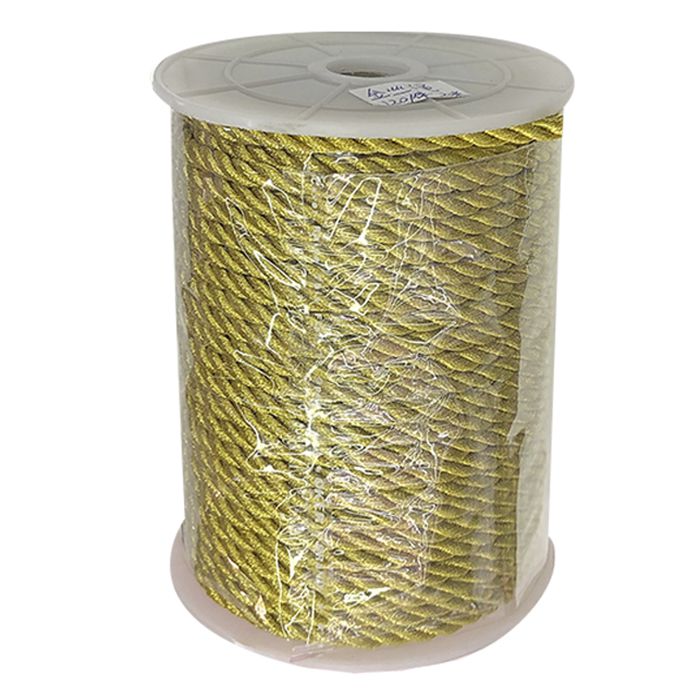 Κορδόνι Χρυσό/Κόκκινο  Glitter 5m 4mmx 5m