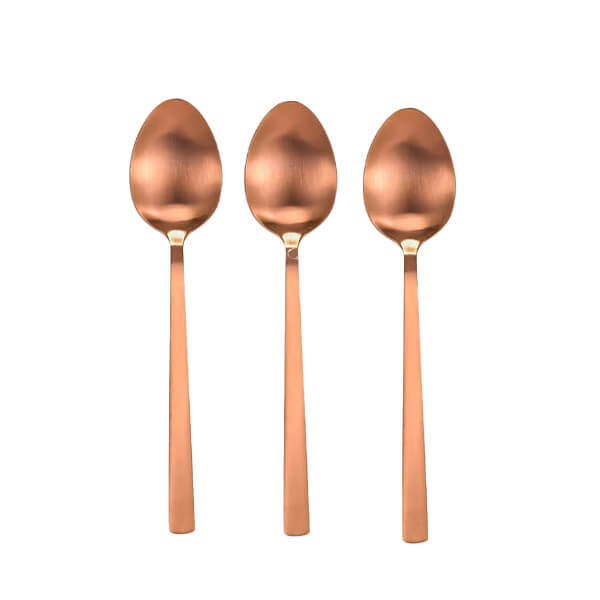 Κουτάλια Φαγητού Inox Rose Gold 3 τμχ (TnS 03-950-4071)