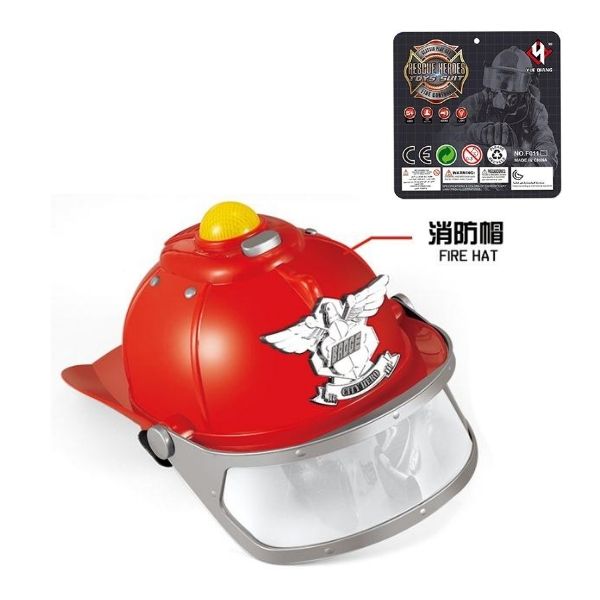 Κράνος Πυροσβέστη Κόκκινο 28cm