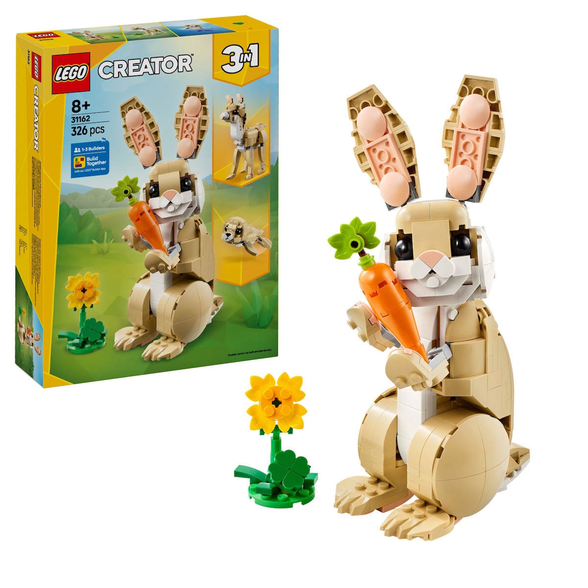 LEGO Creator Χαριτωμένο Κουνέλι 3 Σε 1 (31162)