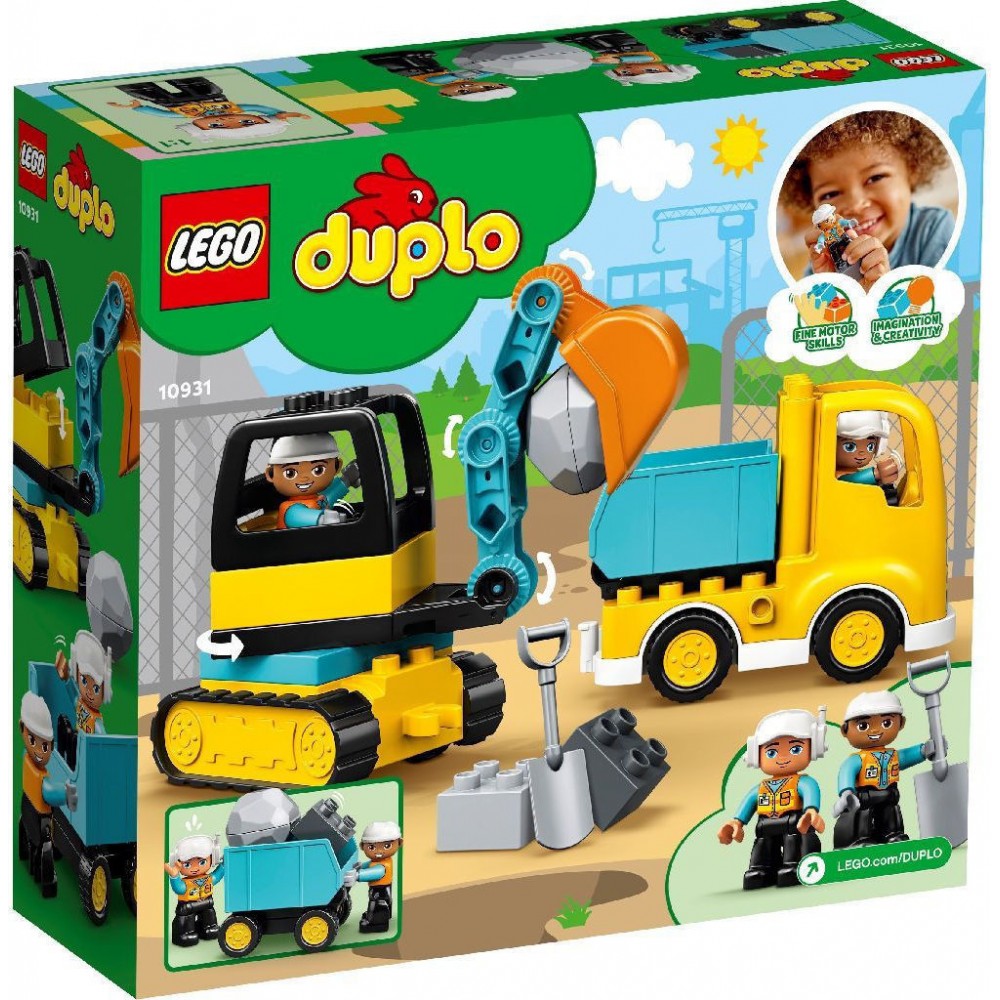 Lego Duplo Truck And Tracked Excavator (10931)