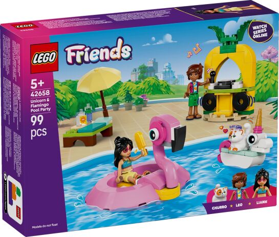 LEGO Friends Unicorn & Flamingo Pool Party (42658)
