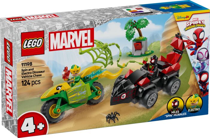 LEGO Super Heroes Spin & Electro Dinosaur Vehicle Chase (11198)