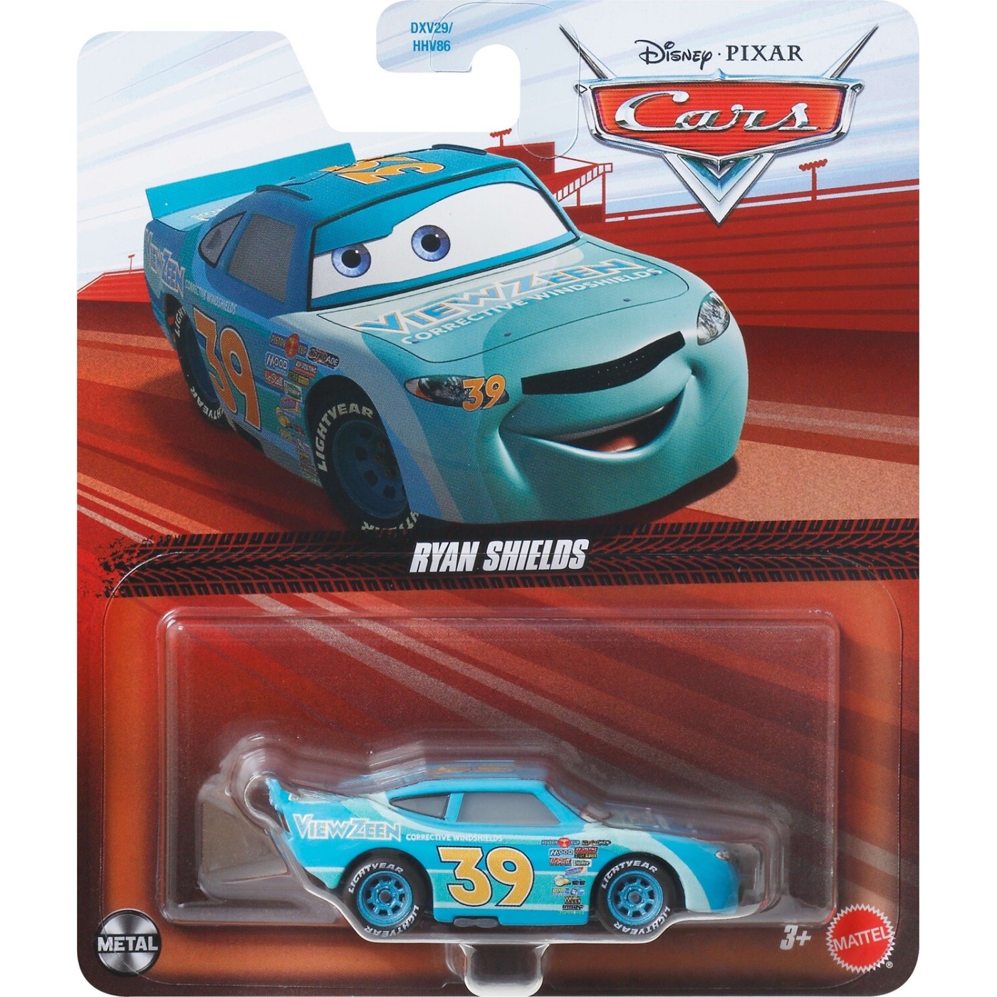 Mattel Cars Αυτοκινητάκι Die-Cast – Ryan Shields (DXV29 / JDL71)