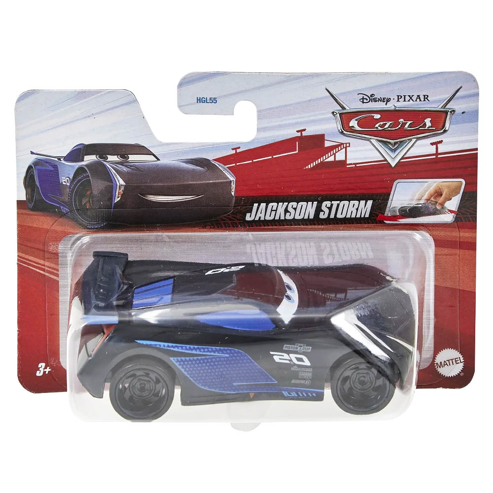 Mattel Cars Αυτοκινητάκι Pullback 1:43 – Jackson Storm (HGL51/HGL55)