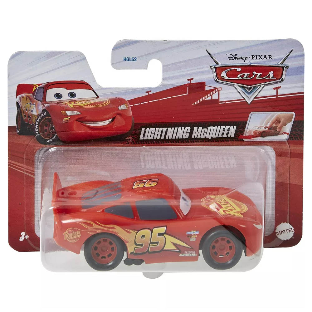 Mattel Cars Αυτοκινητάκι Pullback 1:43 – Lightning Mcqueen (HGL51/HGL52)