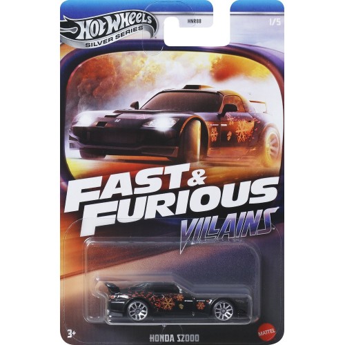 Mattel Hot Wheels Fast & Furious Honda S2000 Όχημα Παιχνίδι (HNR88/JBY34)