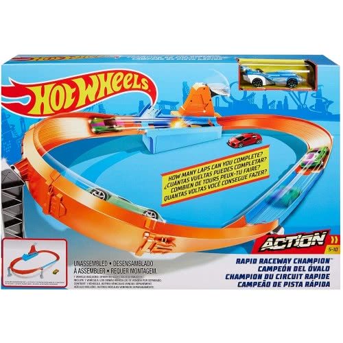 Mattel Hot Wheels Πίστα Rapid Raceway Champion (GBF81/GJM75)