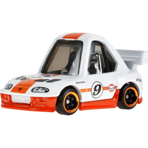 Mattel Hot Wheels Tooned Gulf \'94 Toyota Supra White Όχημα Παιχνίδι (JDY84/JCB65)
