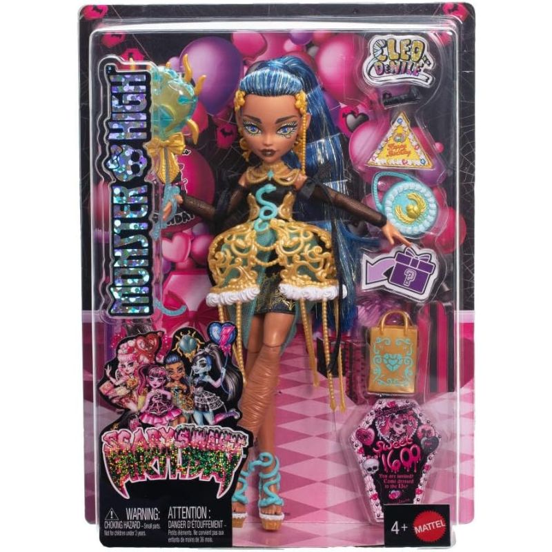 Mattel Monster High: Themed Scary Sweet Birthday - Cleo DeNile Doll (JBG76)