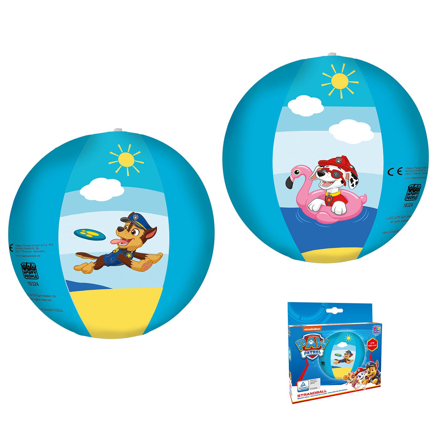 Μπάλα Παραλίας paw Patrol Φ29cm