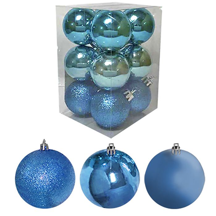 Μπάλες Θαλασσί Μιξ Πακέτο 6τεμ 8cm