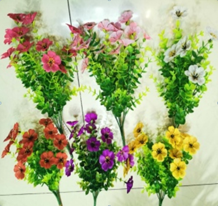 Μπουκέτο Ευκάλυπτος Βιολέτα Διάφορα Χρώματα 35cm