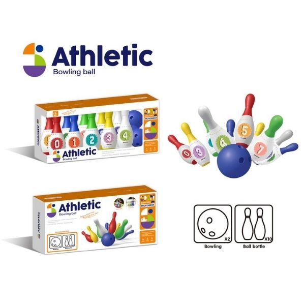 Παιδικό Σετ Bowling Με 10 Κορίνες Και 2 Μπάλες