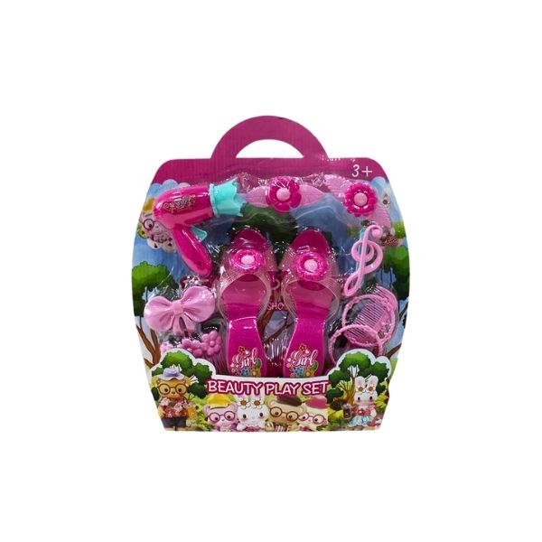 Παιδικό Σετ Γοβάκια Με Σεσουάρ, Κοκκαλάκια Και Αξεσουάρ 10τμχ