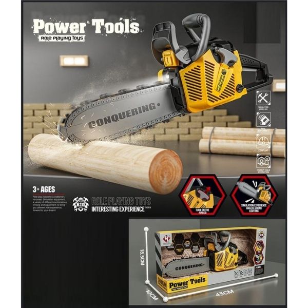 Παιχνίδι Αλυσοπρίονο Κίτρινο Με Ήχο