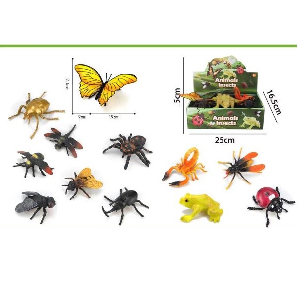 Παιχνίδι Έντομα 19cm Διάφορα Σχέδια