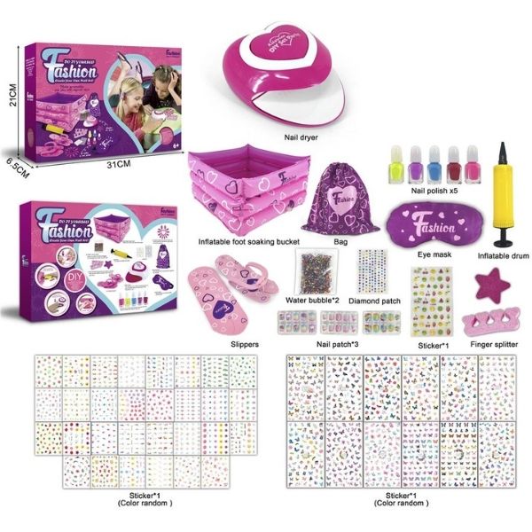 Παιχνίδι Σετ Μανικιούρ-Πεντικιούρ 22τμχ