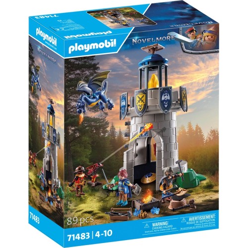 Playmobil Novelmore- Πύργος Ιπποτών Με Δράκo & Σιδηρουργό (71483)