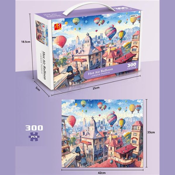 Παζλ Αερόστατα Στην Πόλη 300τμχ