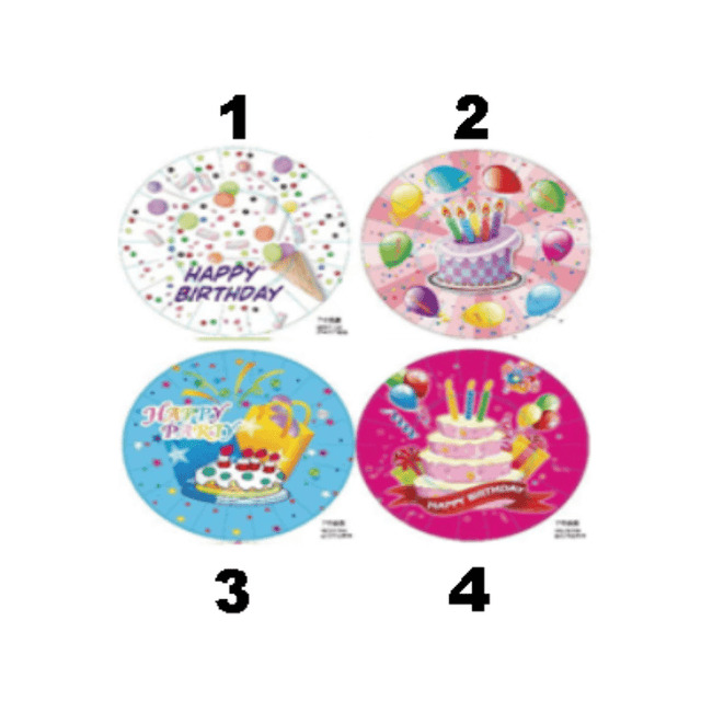 Πιάτο Party Χάρτινο Σετ 10τμχ 18cm 4 Σχέδια (TnS 07-950-0093)