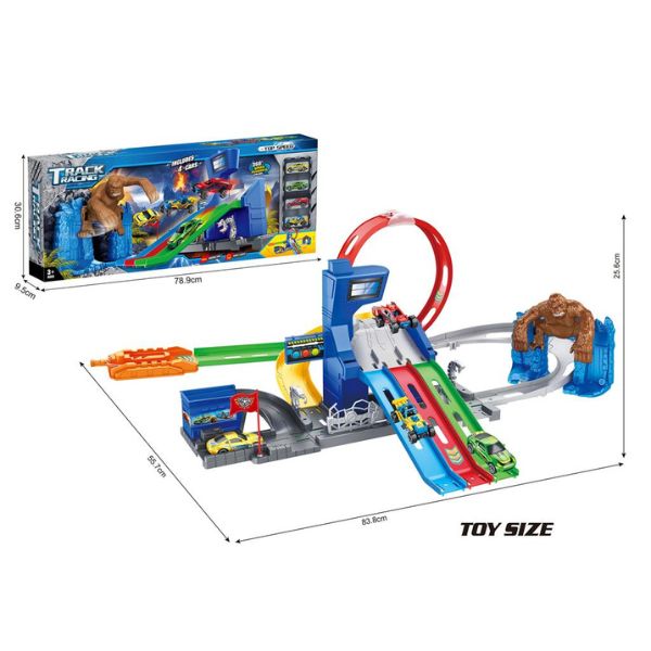 Πίστα Εκτόξευσης Γορίλας Με 4 Οχήματα