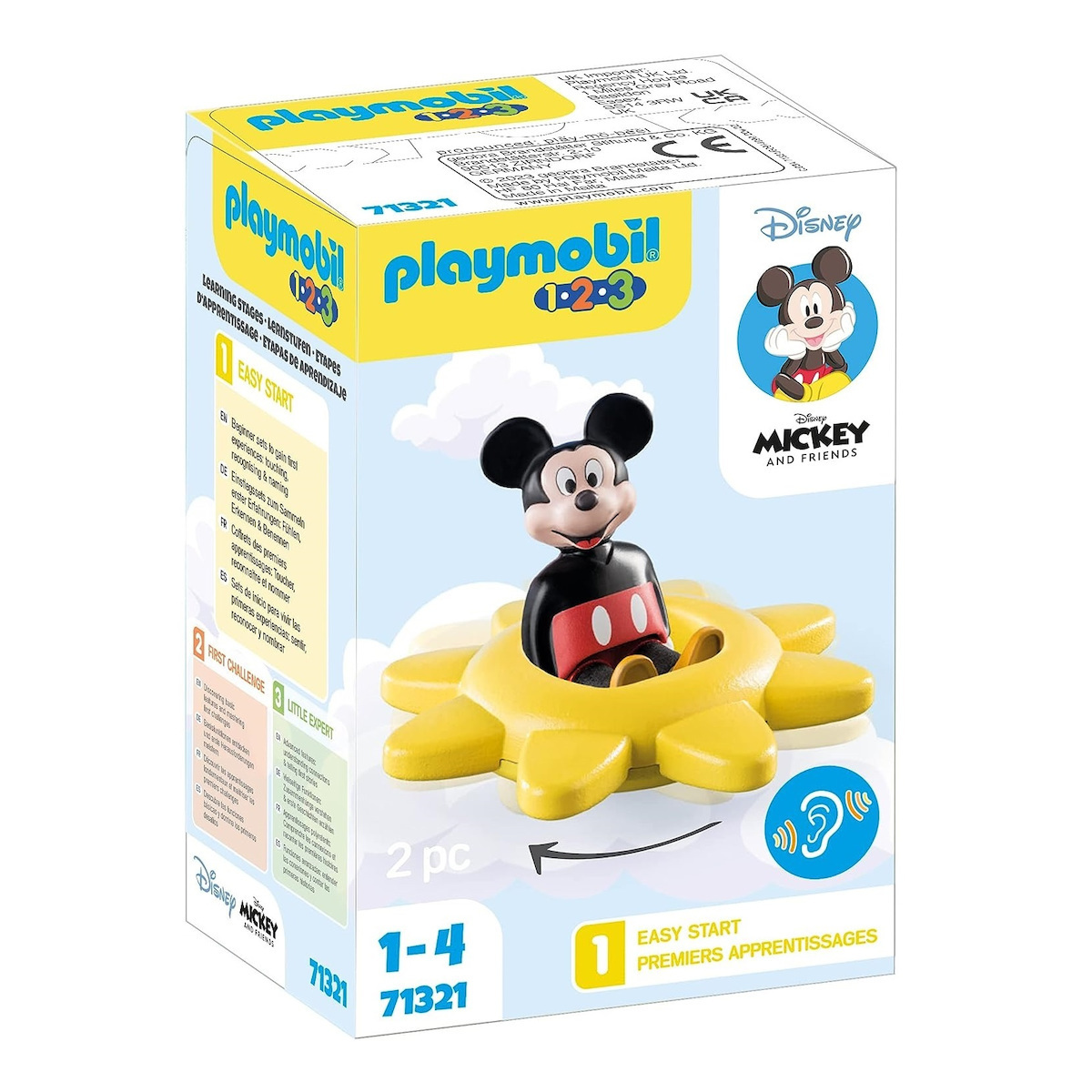 Playmobil 1.2.3 Μίκυ Μάους με περιστρεφόμενο ήλιο (71321)