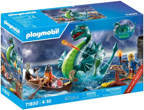 Playmobil History Πολεμιστές Βίκινγκς Και Θαλάσσιο Τέρας (71830)
