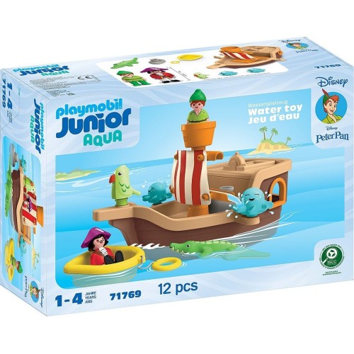 Playmobil Junior & Disney: Ο Πίτερ Παν Και Το Πειρατικό Πλοίο Του Κάπτεν Χουκ (71769)