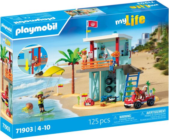 Playmobil My Life Πύργος Ναυαγοσώστη Και Όχημα Παραλίας (71903)