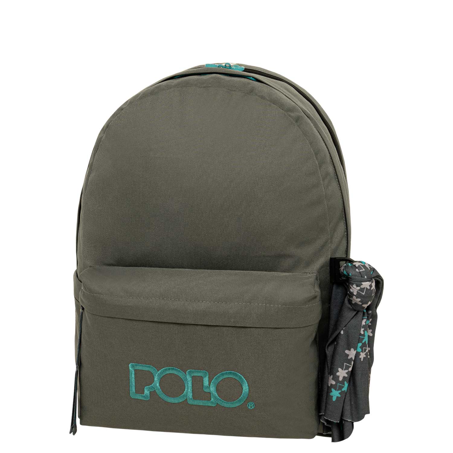 Polo Σακίδιο Πλάτης Γυμνασίου Λυκείου Original Double Scarf Shapes Γκρι 901235-2258 (2025)