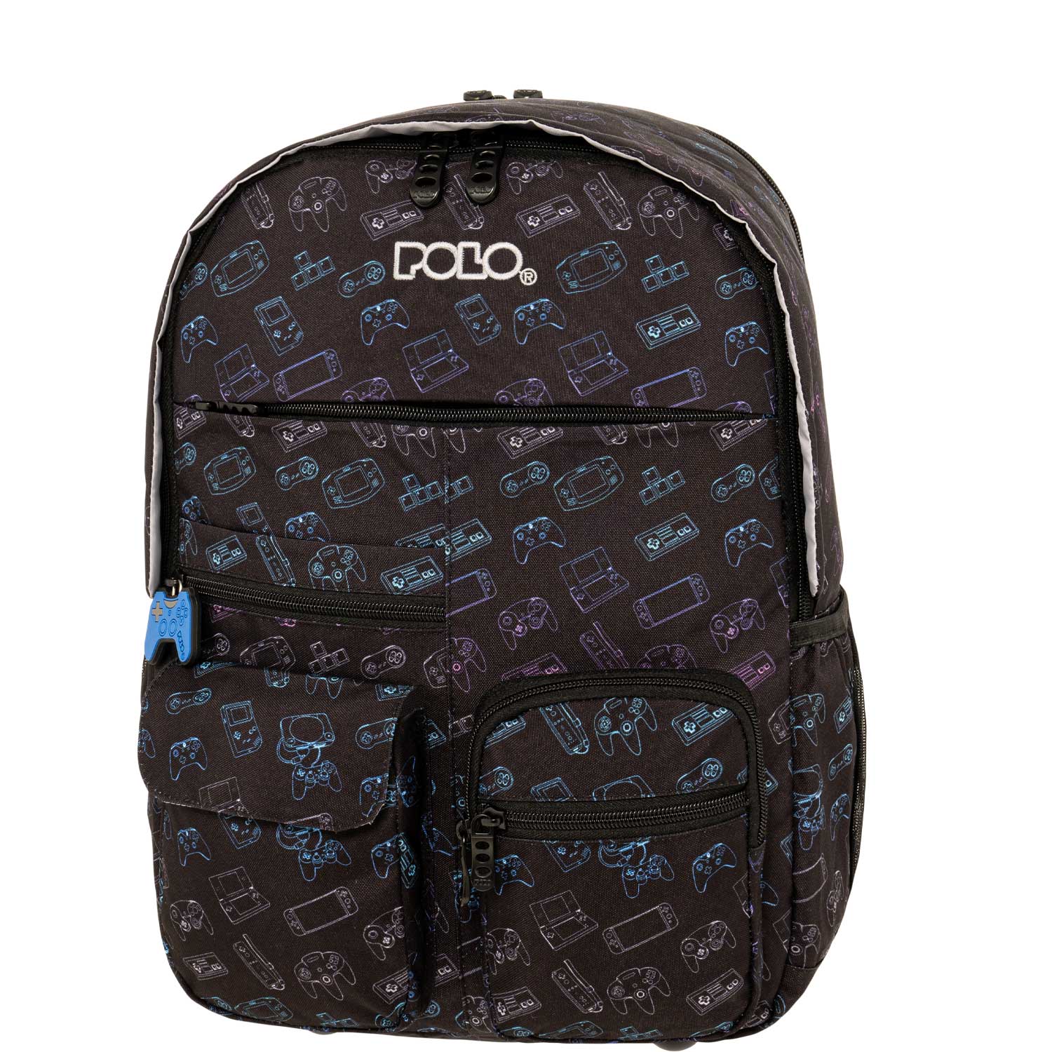 Polo Σακίδιο Πλάτης Youngster Μαύρη με Θήκη για Παγούρι 901068-8374 (2021)
