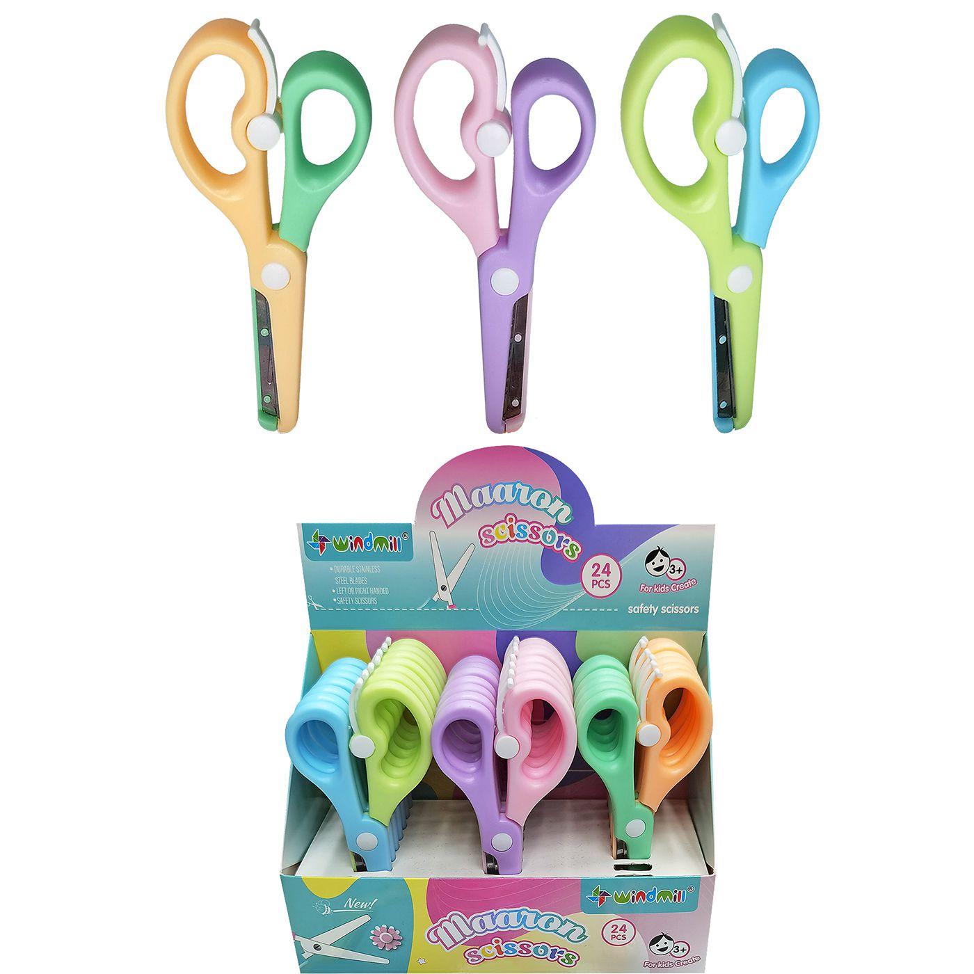 Ψαλίδι Σχολικό Ασφαλείας Δίχρωμο 13,5cm