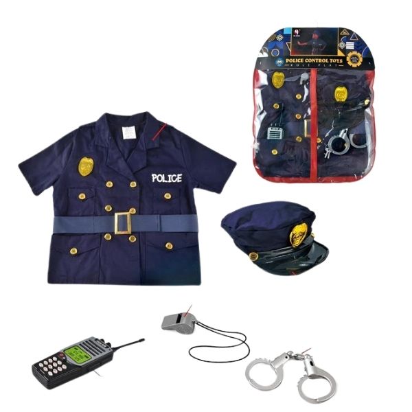 Σετ Αστυνομικού Με Στολή Και Αξεσουάρ Σε Θήκη 6τμχ