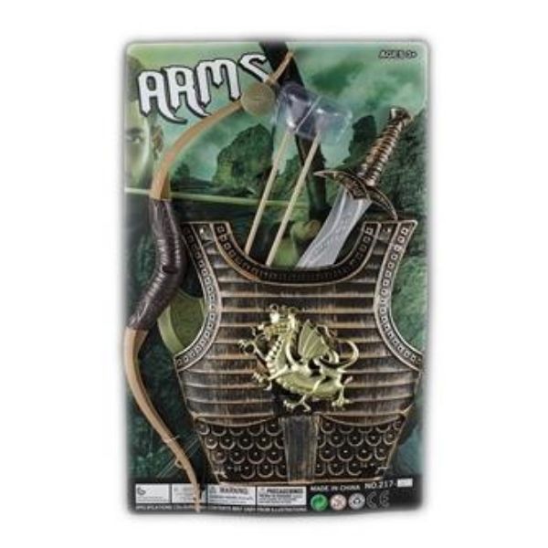 Σετ Όπλα Με Σπαθί 45cm, Τόξο 58cm & Θώρακα