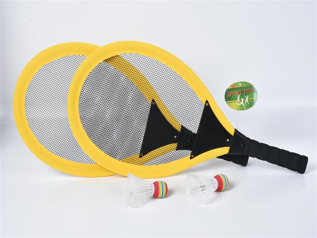 Σετ Ρακέτες Badminton 28cm & Μπαλάκια 3 Χρώματα