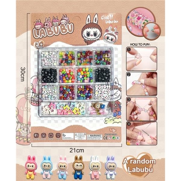 Σετ Χάντρες Γράμματα-Φατσούλες Για Κοσμήματα