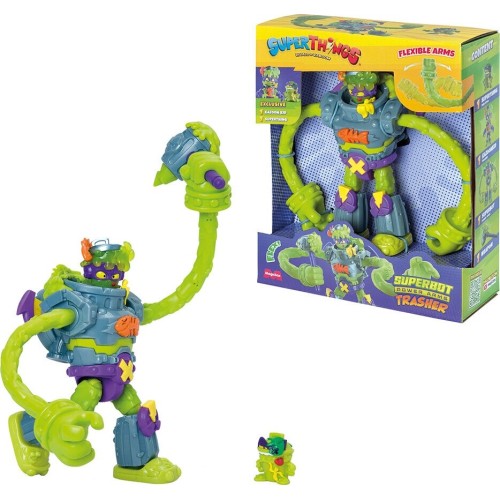 Superzings Superbot Power Arms Με Φιγούρες Trasher (1013-62121)
