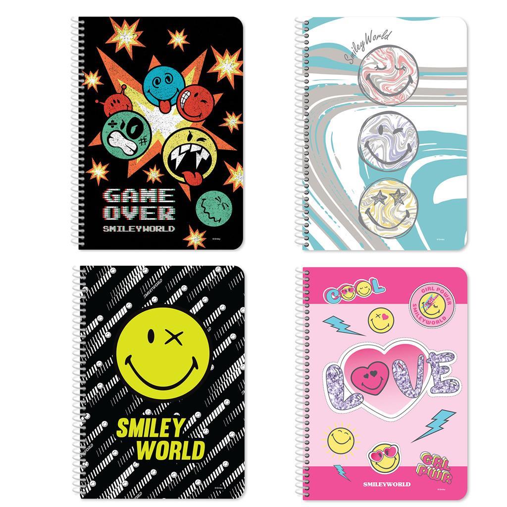 ΤΕΤΡΑΔΙΟ ΣΠΙΡΑΛ A4 3Θ 90Φ  SMILEY