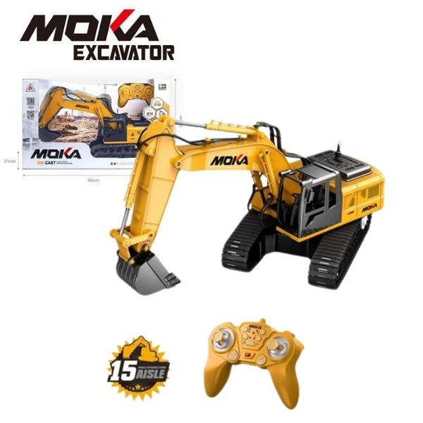 Τηλεκατευθυνόμενο Όχημα Εκσκαφέας 2.4GHz Με Ήχο & Φως