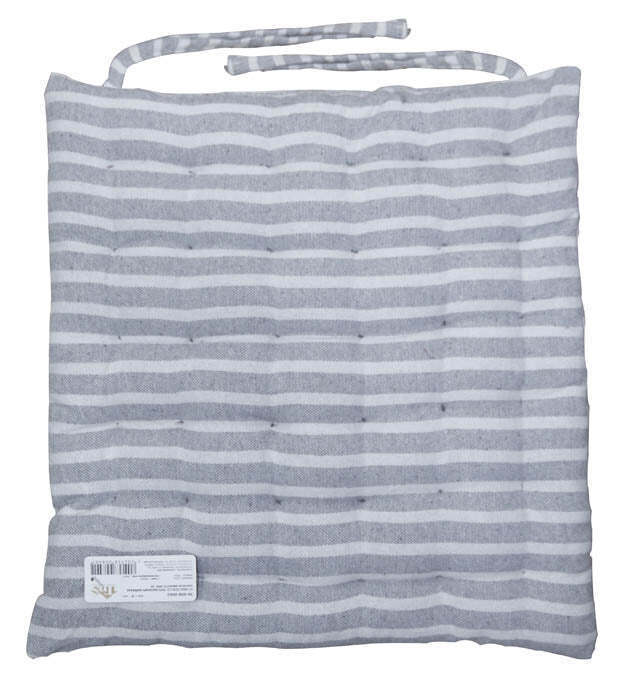 TnS Μαξιλάρι Καρέκλας Γκρι 40x40εκ (39-958-0502)