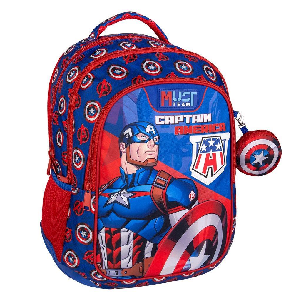 Τσάντα Πλάτης Δημοτικού Δημοτικού Avengers Captain America Must Team (000506282)
