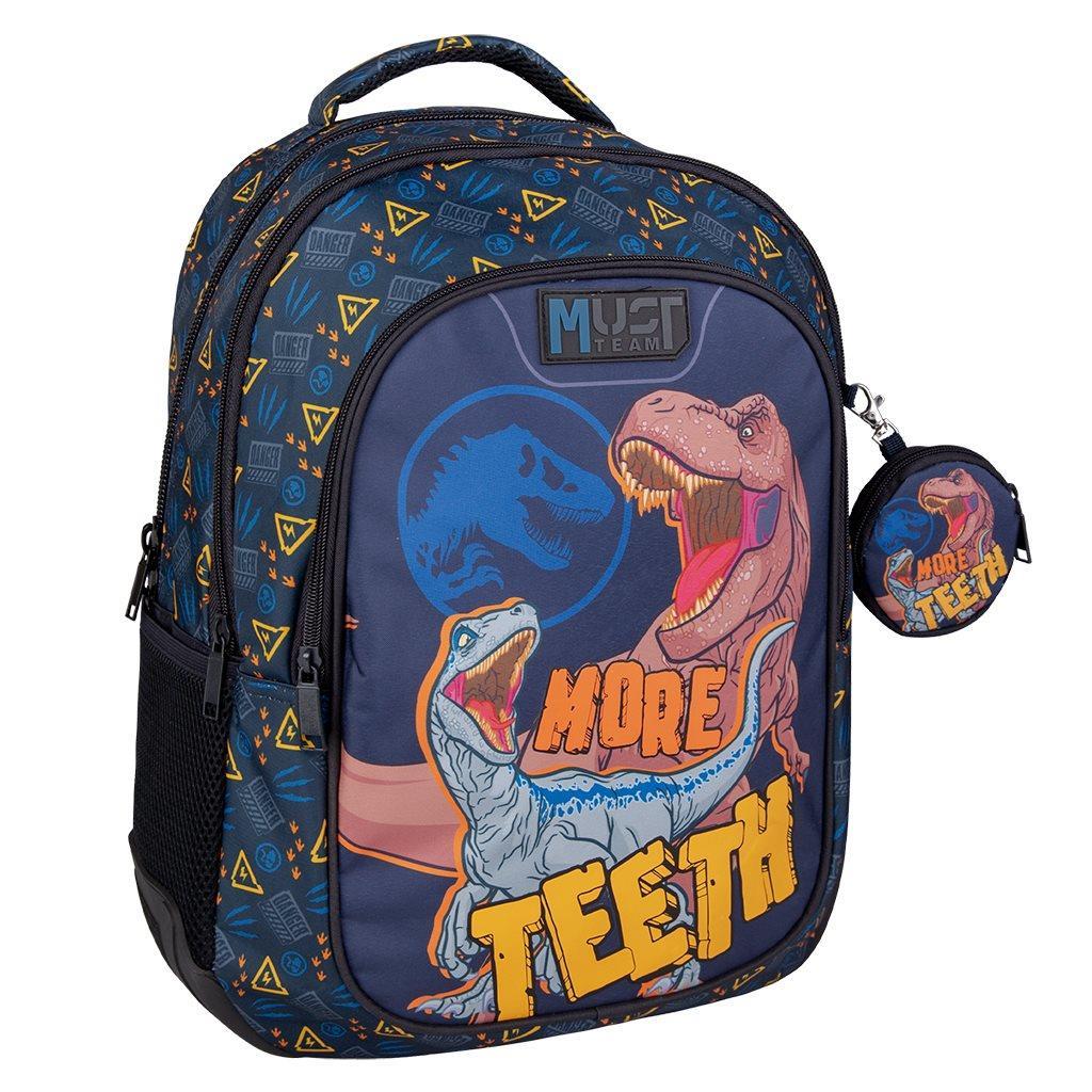 Τσάντα Πλάτης Δημοτικού Jurassic World More Teeth Must Team (000572002)
