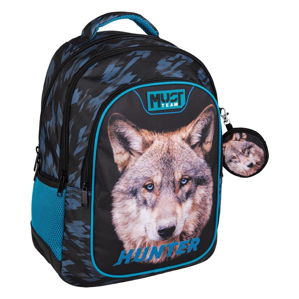 Τσάντα Πλάτης Δημοτικού Must Team Wolf Hunter (000571021)