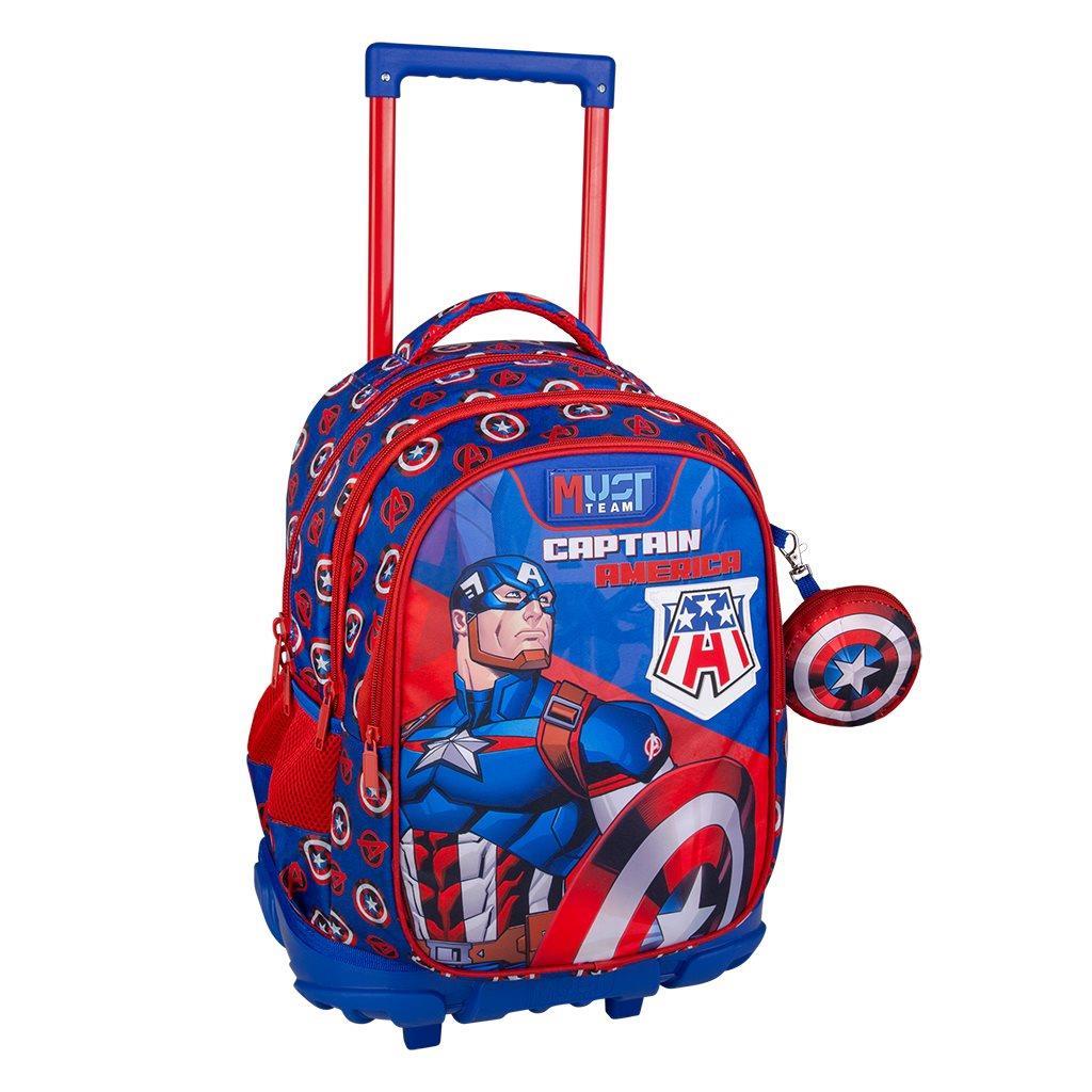 Τσάντα Τρόλεϊ Δημοτικού Must Team Avengers Captain America (000506311)