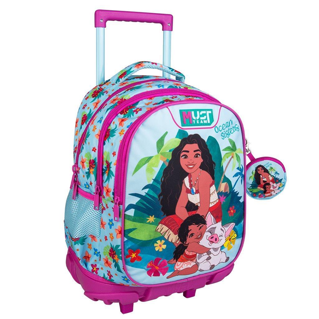 Τσάντα Trolley Δημοτικού Must Team Disney Vaiana 2 Ocean Sisters (000565049)